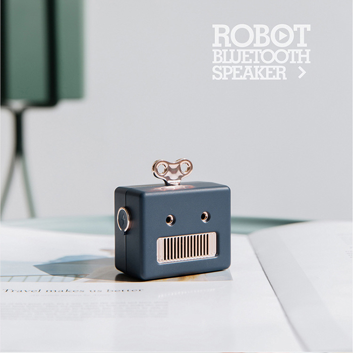 Loa Bluetooth robot mini dễ thương - pin sạc