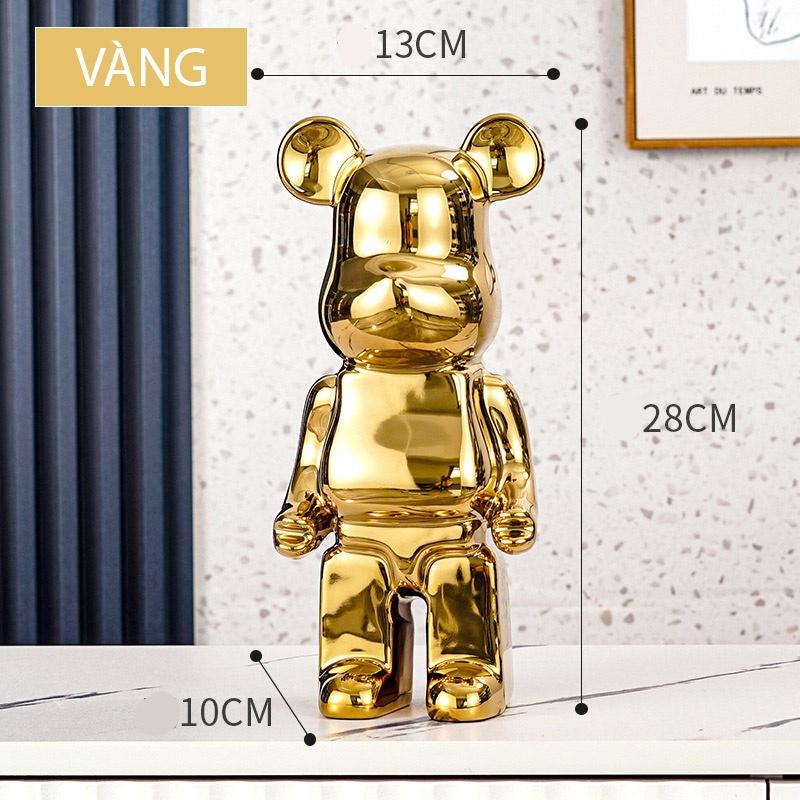 Tượng Gấu – Bearbrick11, tượng trang trí, trang trí bàn, quà tặng decor