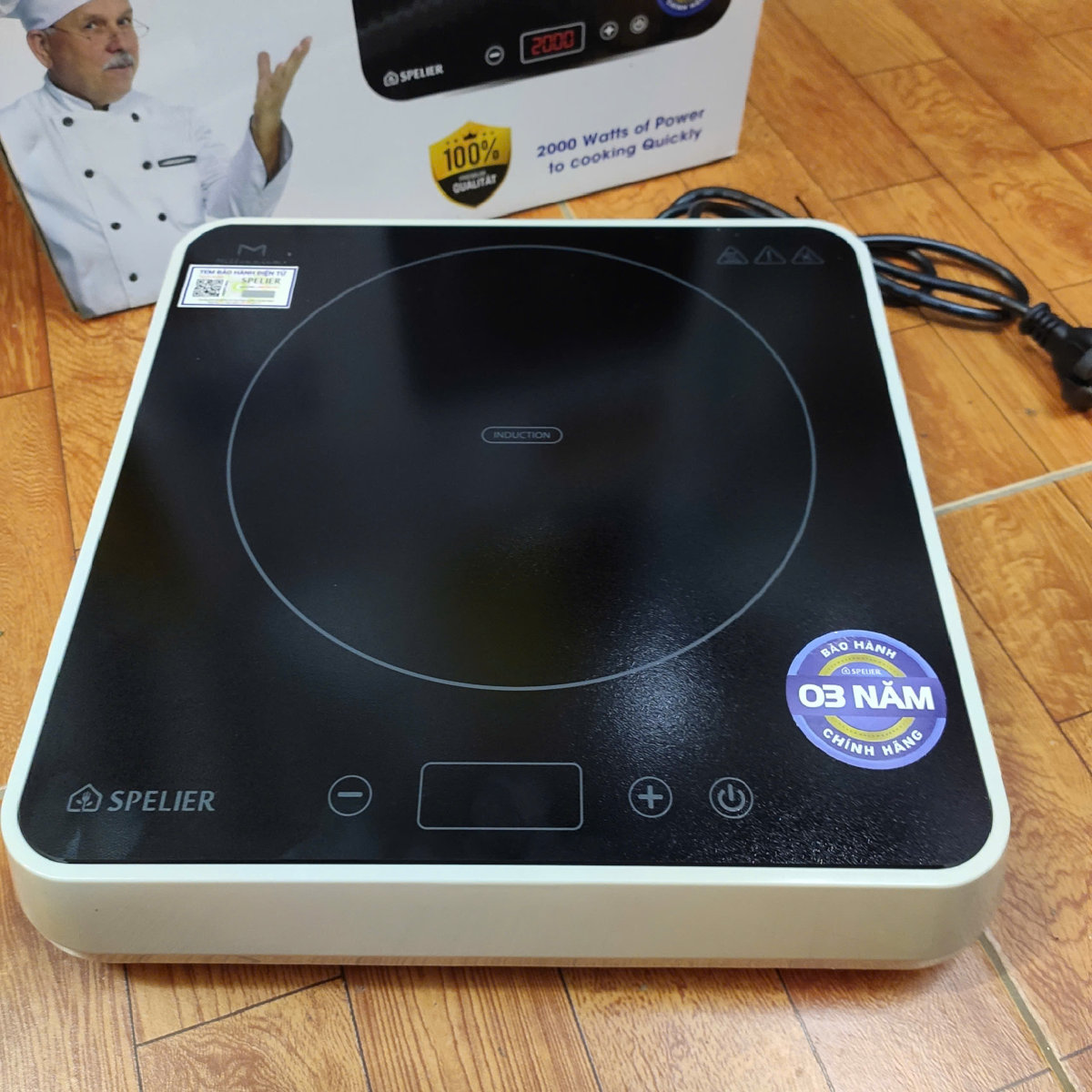 Bếp từ đơn Đức SP-09T công suất 2000W, bảo hành 3 năm - Hàng chính hãng