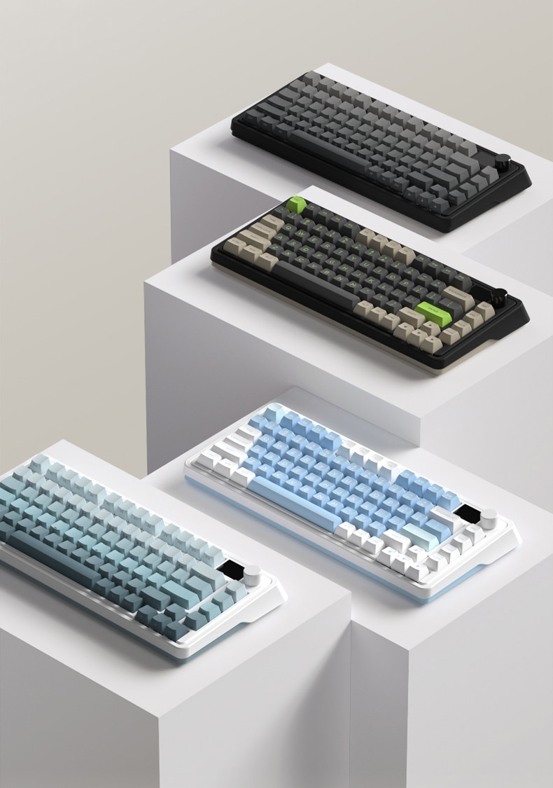 Bàn phím cơ FL-Esports CMK75SAM Lake Placid Blue/Desert Grey