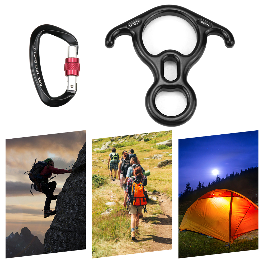 Thiết Bị Leo Núi Leo Núi Khóa Vít Carabiner 25KN