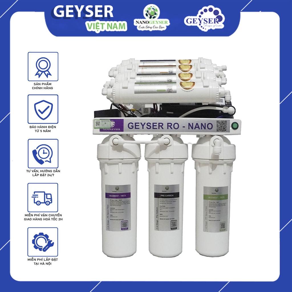 Máy lọc nước RO NANO Geyser 9 Cấp lọc, Tặng kèm bộ phụ kiện trị giá 499k