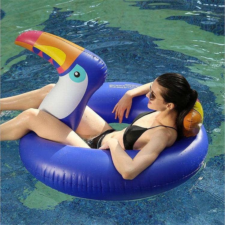 Phao Bơi Hình Tròn In Hình Chú Vẹt Dễ Thương Cho Người Lớn Và Trẻ Em