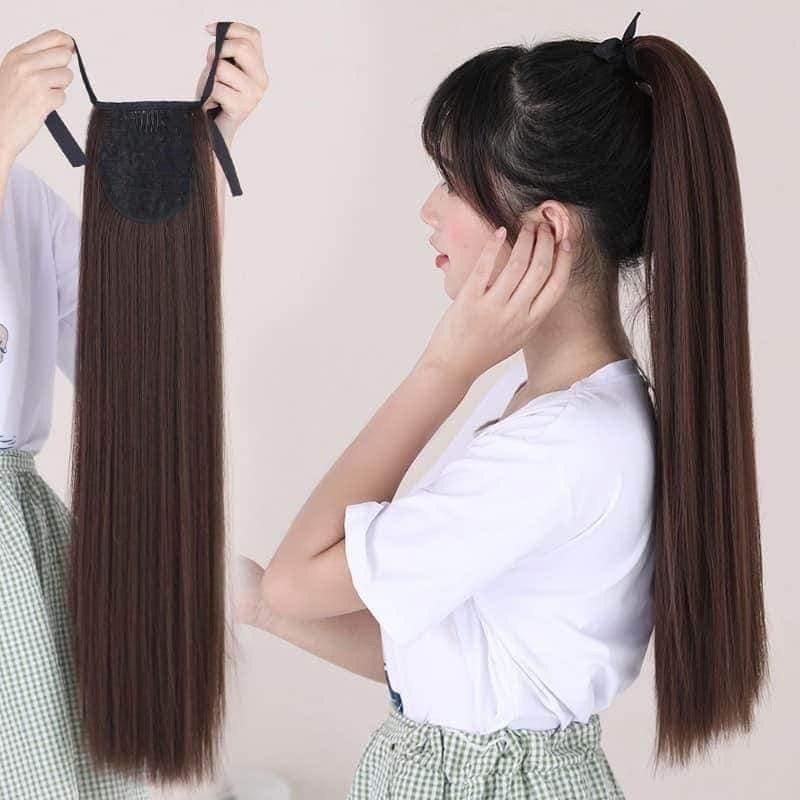 TÓC GIẢ CỘT THẲNG DÀI 60 cm