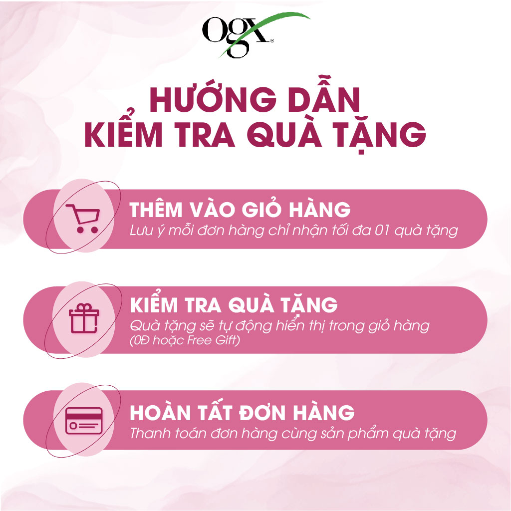 Hình ảnh Combo 2 Chai Dầu Gội Và Xả OGX Chiết Xuất Hoa Anh Đào/ Bạch Đàn Bạc Hà - Dung tích 385ml/chai - Cherry Blossom