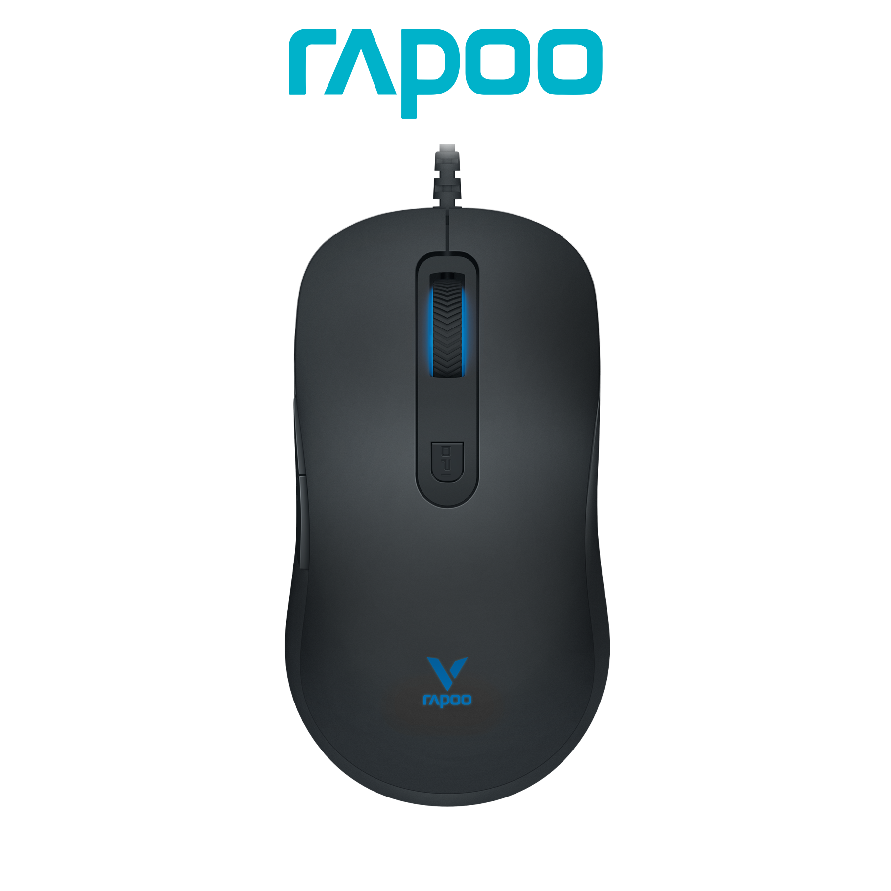 Chuột Gaming Có Dây Rapoo V16Rgb 12800Dpi, 6 Mức Dpi, Đèn Led Rgb, Dây Cắm Usb Dài 1.85M - Hàng Chính Hãng
