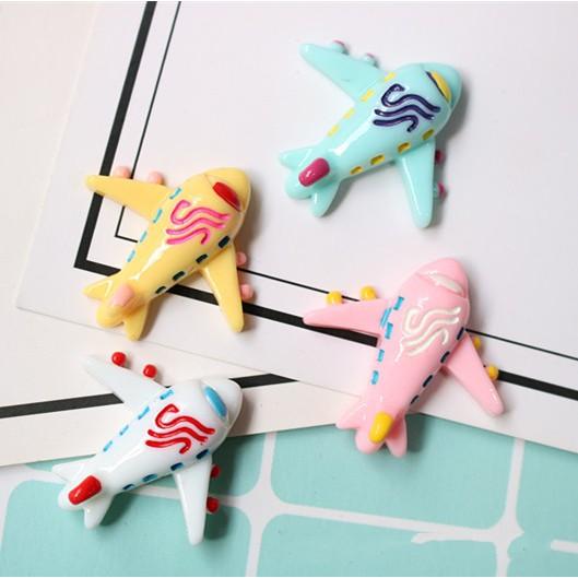 *HN* Charm máy bay airplane cho các bạn trang trí kẹp tóc, vỏ ốp điện thoại, DIY
