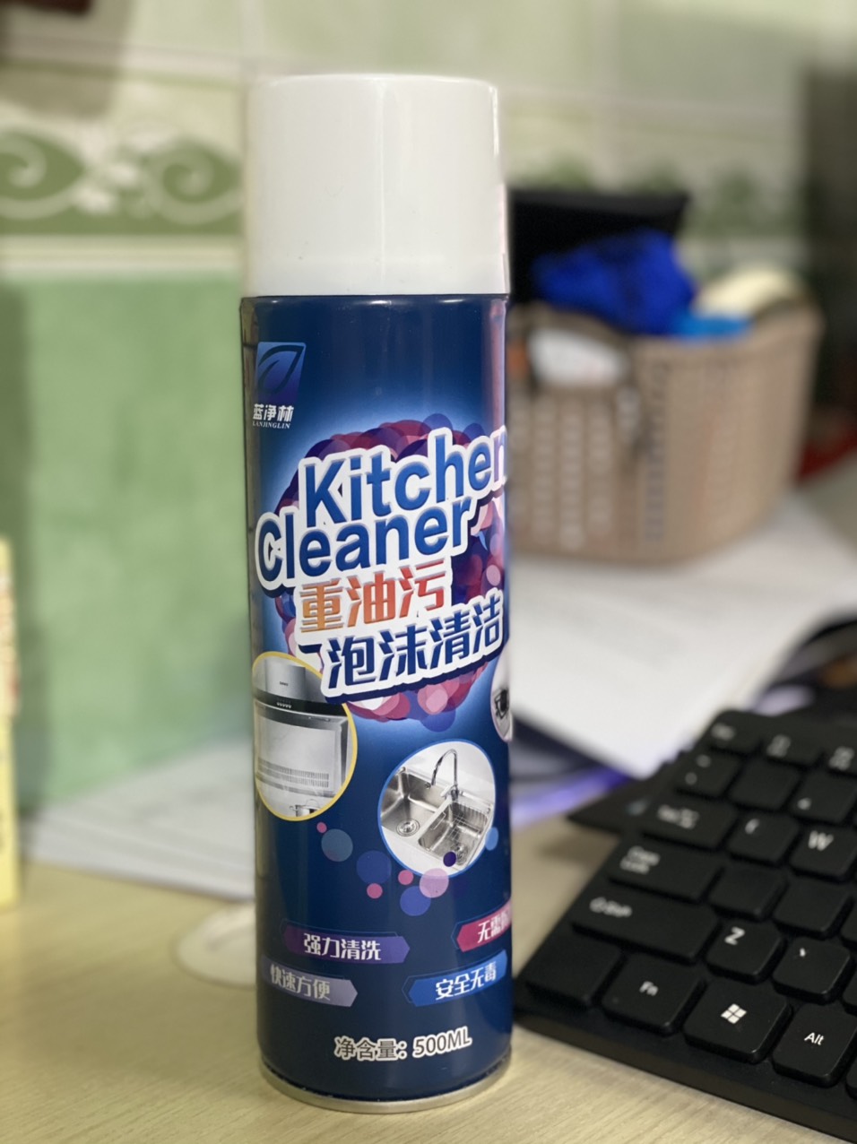 Chai xịt tẩy rửa nhà bếp đa năng Kitchen cleaner 500ml