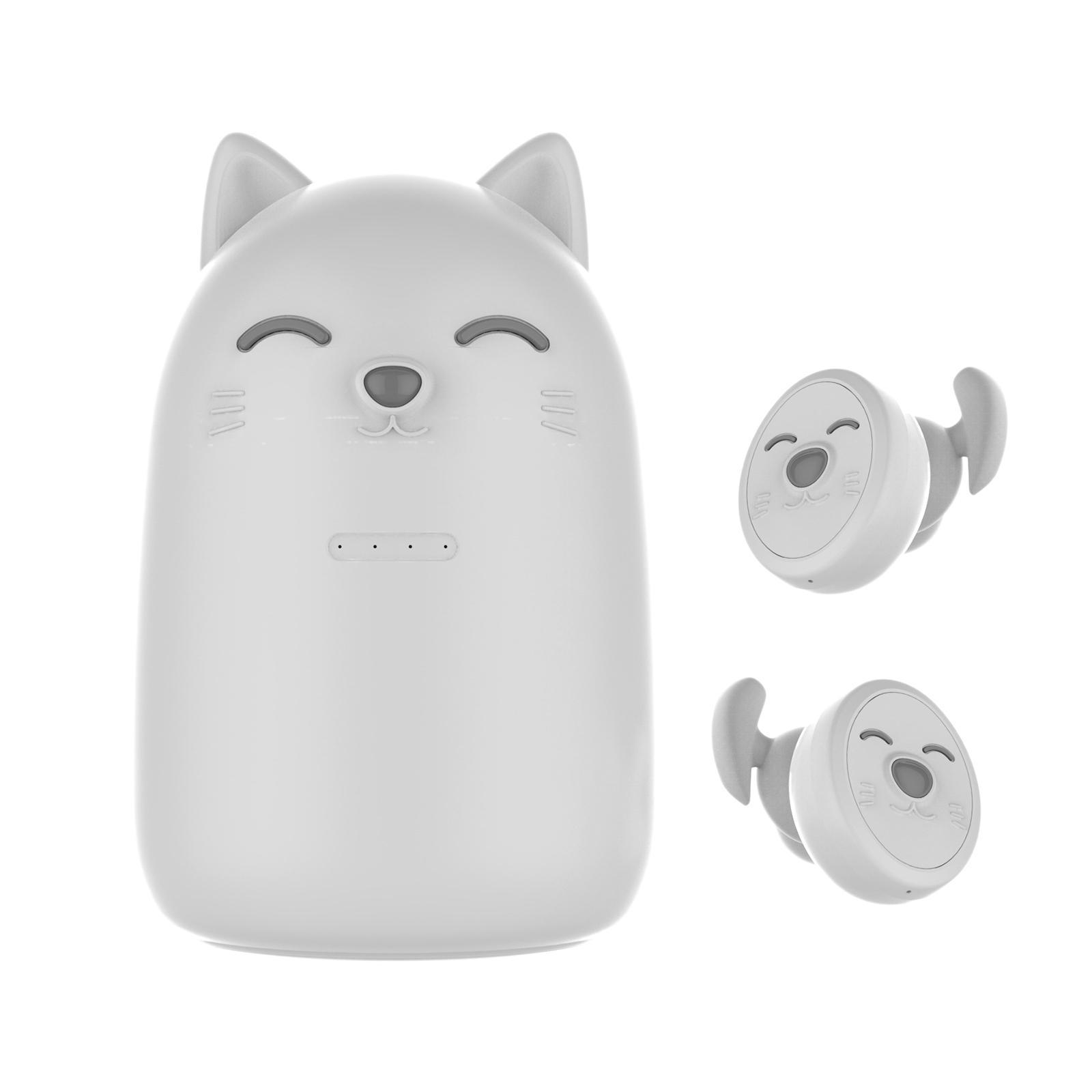 Wireless Earbuds Earphones Touch Function Headphones Stereo Sweatproof Pink