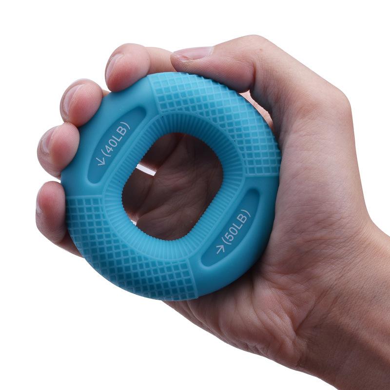 20-80LB Silicone Có Thể Điều Chỉnh Tay Cầm Kẹp Ngón Tay Cẳng Tay Huấn Luyện Cổ Tay Giãn Nở Cơ Tập Luyện Tập Gym Thể Hình Color: deep blue