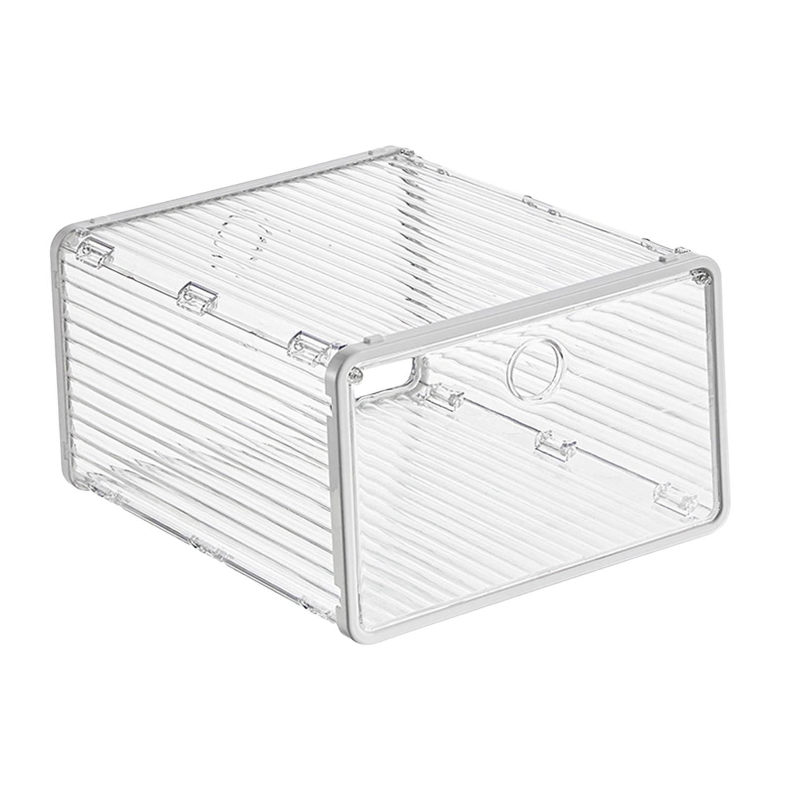 Shoe Storage Box Shoe Organizer with Lid Shoe Holder for Closet Apartment RV