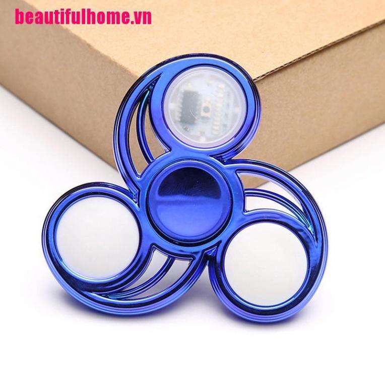 Con Quay Đồ Chơi Fidget Spinner Có Đèn Led Giúp Giảm Stress