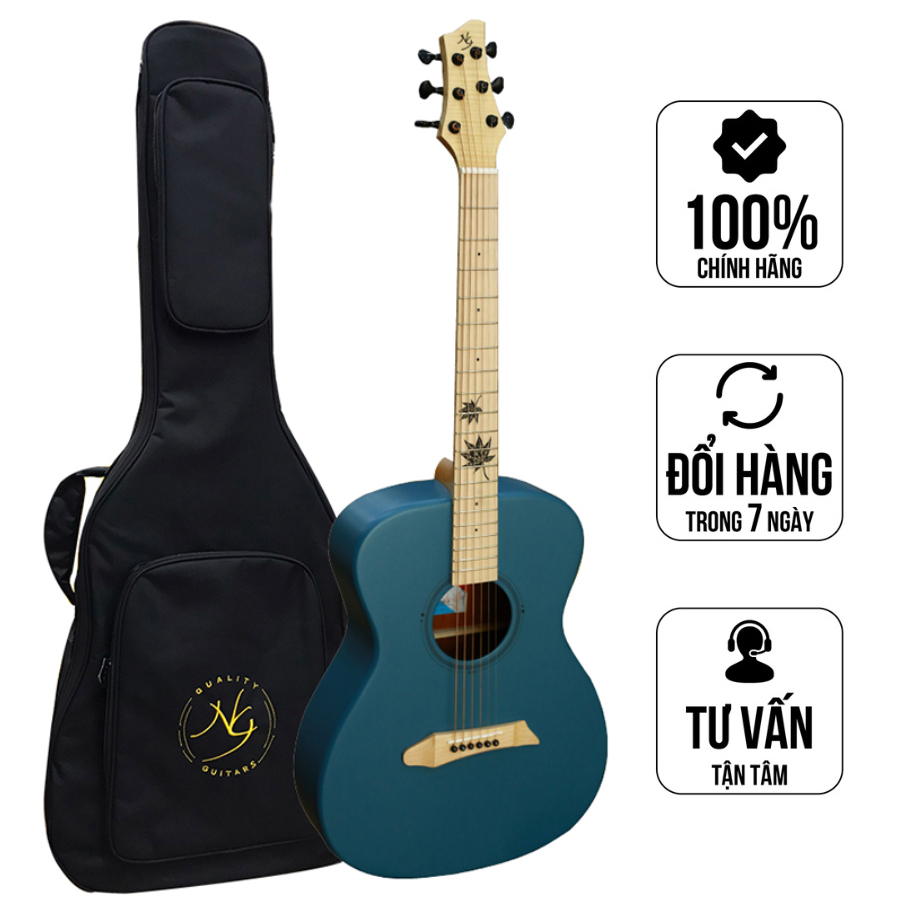 Đàn Guitar Acoustic Notherly Gale FM1 Chính Hãng - Tặng Kèm Bao Đàn Chính Hãng , Capo, Pick, Ty Chỉnh Cần