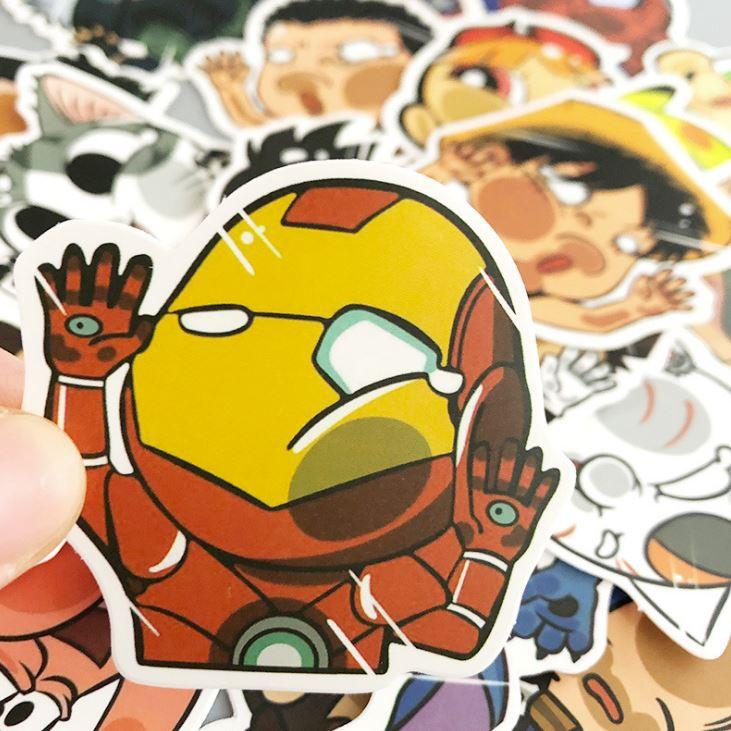 Sticker dán cao cấp NHÂN VẬT HOẠT HÌNH Cực COOL ms#29