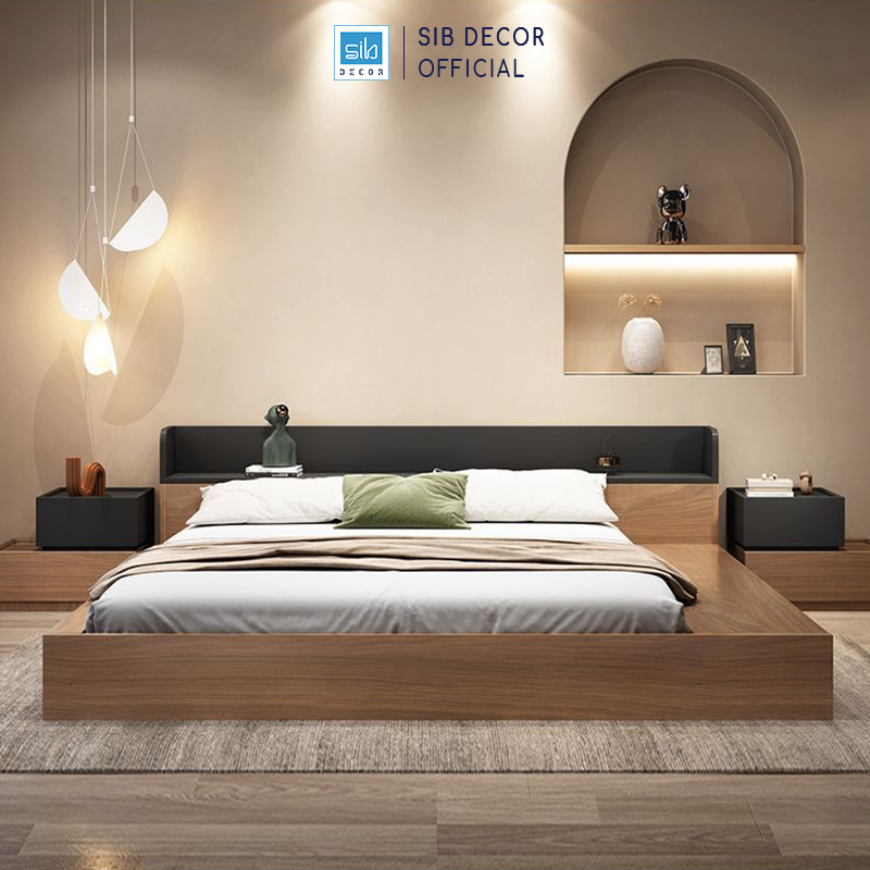Giường Ngủ Đơn Giản Kiểu Nhật Tatami GN17 SIB Decor