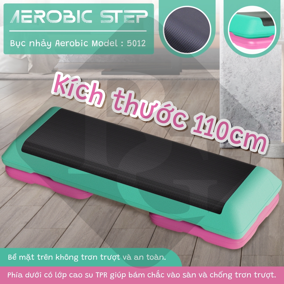 BG Bục dậm nhảy GYM AEROBIC STEP giảm cân hiệu quả Size: 68-72-78 & 110cm có thể điều chỉnh độ cao tập thể dục, aerobic, tập gym tại nhà