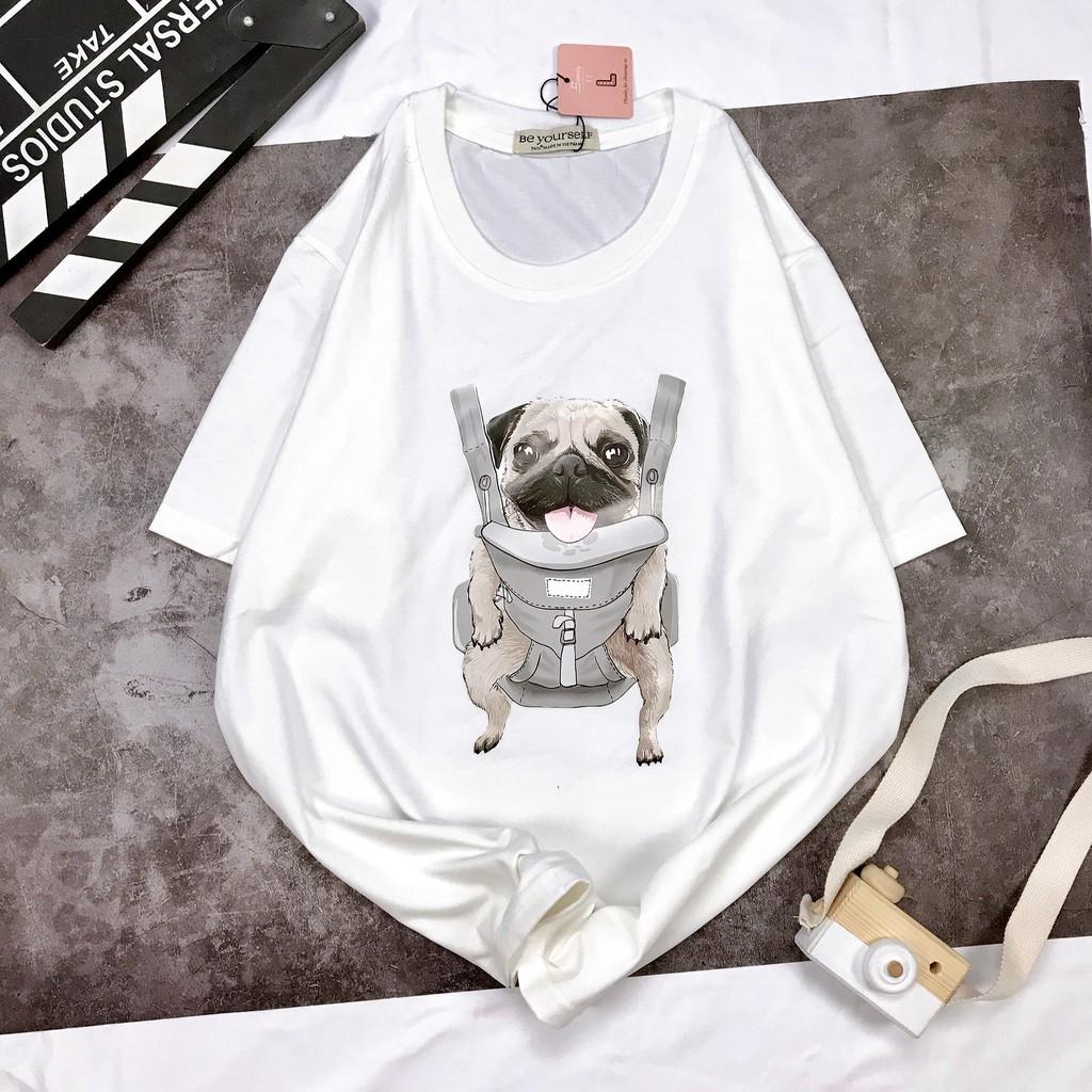 - Áo thun tay ngắn Be Yourself unisex size M L - CHÓ BALO