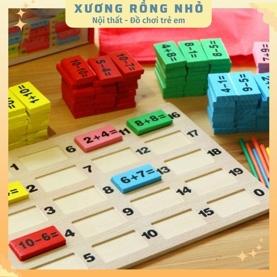 Đồ chơi Domino 110 quân bằng gỗ