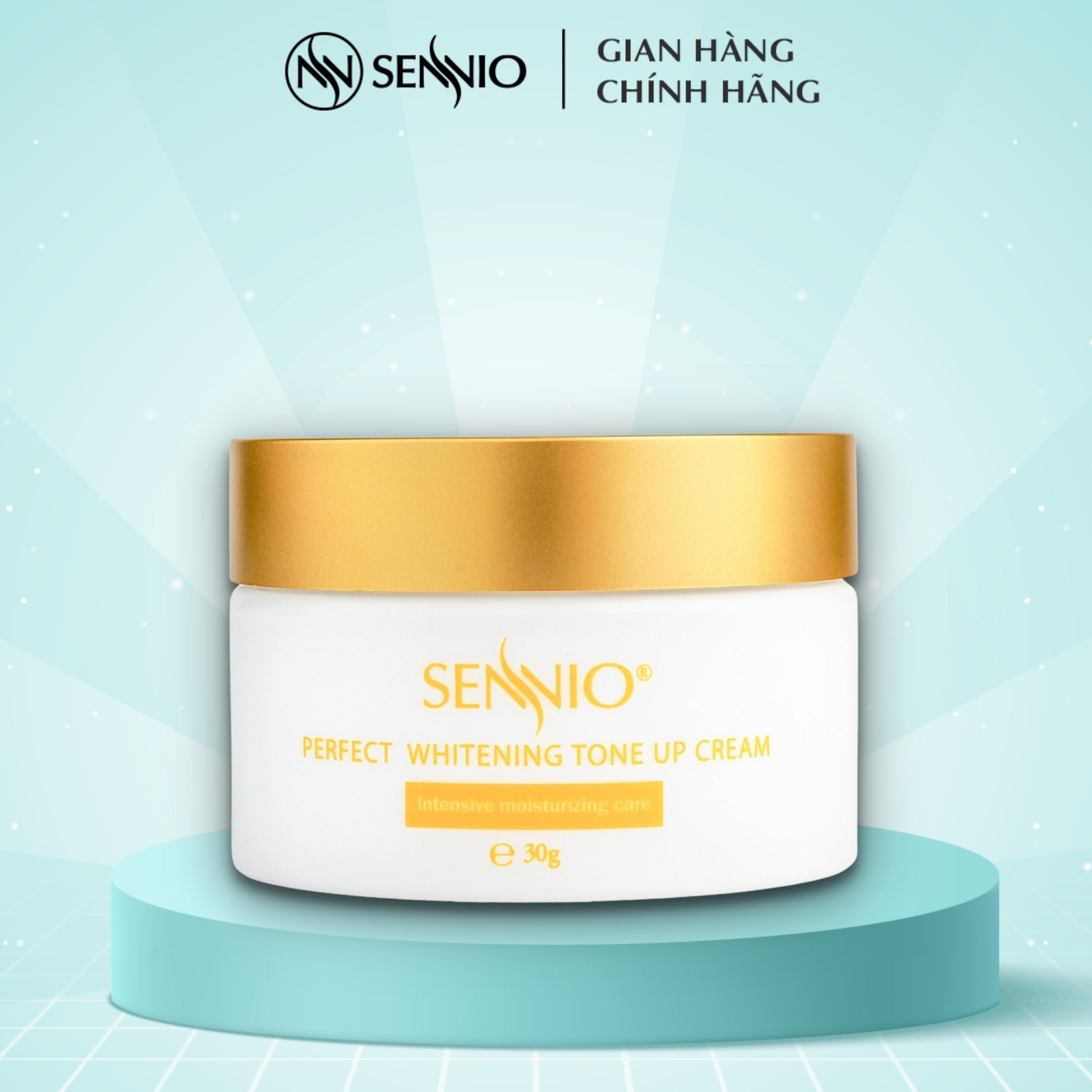 Kem ngày dưỡng trắng căng bóng da SENNIO 30g