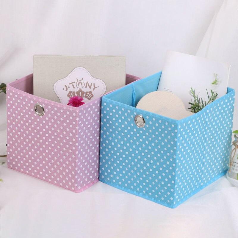 Home Non-Woven Storage Box Toy Storage Folding Storage Bin Home Makeup Organizer Laundry Basket Home Organization And Storage