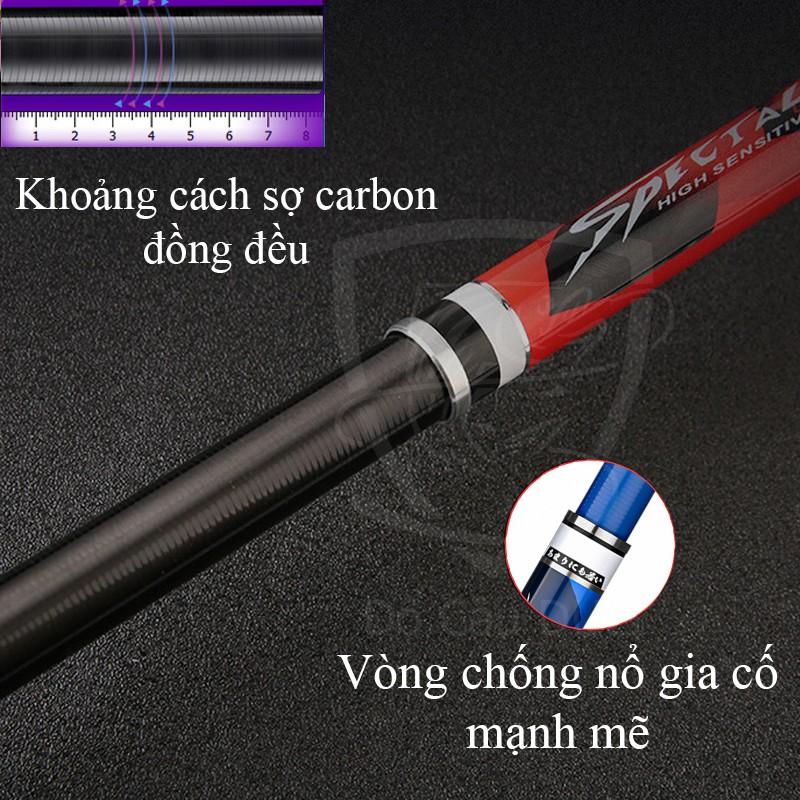 Cần câu tay Chuangwei Lăng Thiên Hoàn Mỹ chuyên câu đài độ cứng 5H, 6H Top 1 Trung Quốc CC-1