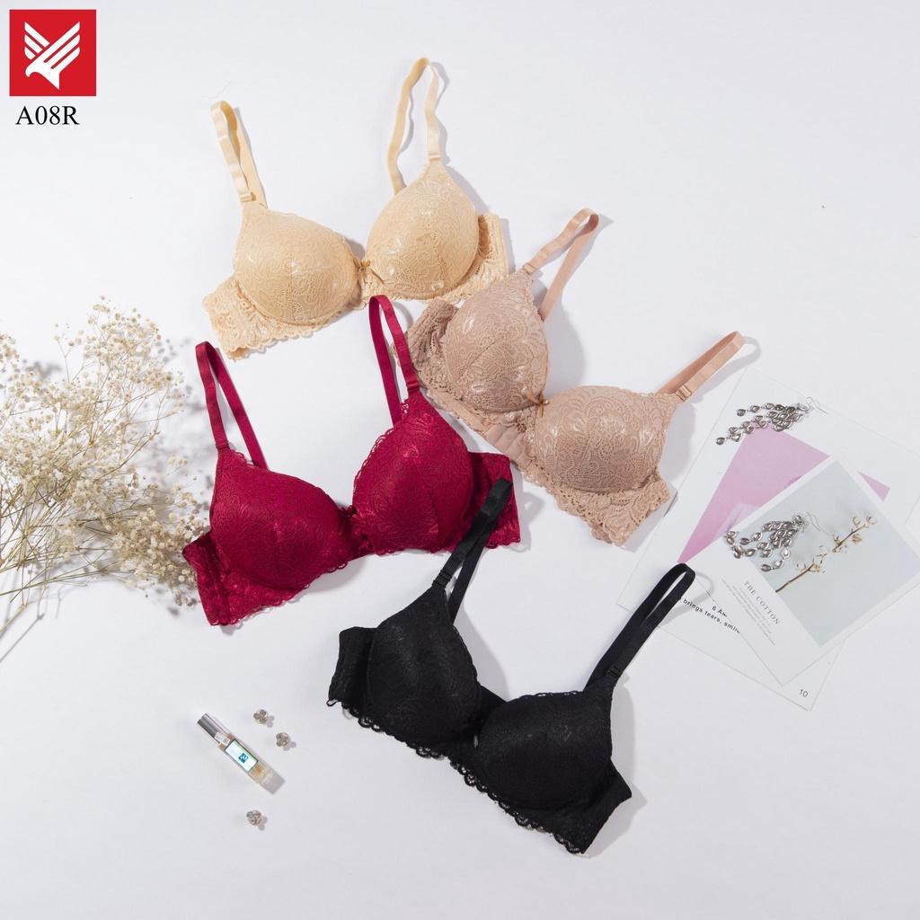 Áo lót ren mút dày, đệm cotton cao cấp có thiết kế cúp nguyên ngực KATIA LA08R