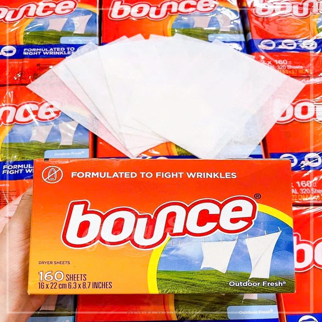 10 TỜ GIẤY THƠM BOUNCE Giấy thơm quần áo