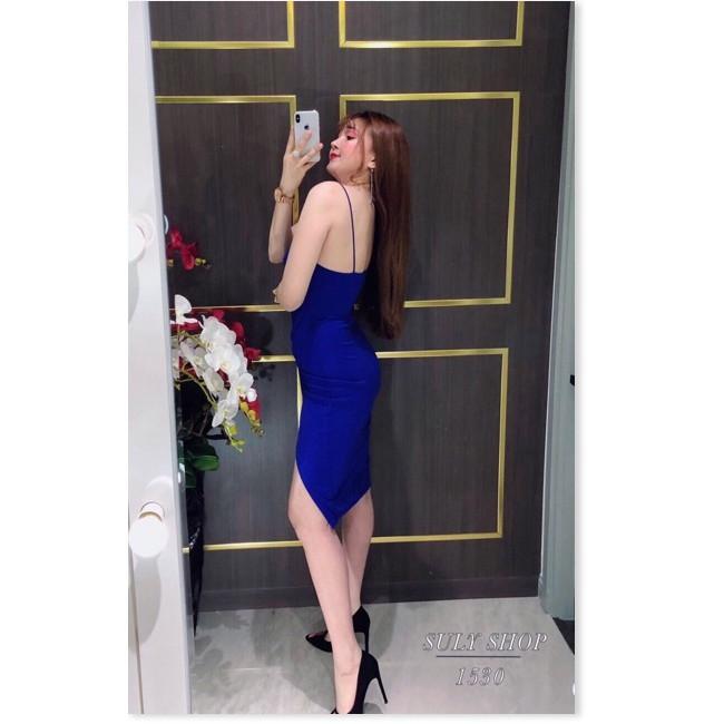 ĐẦM 2 DÂY BODY NHÚNG EO