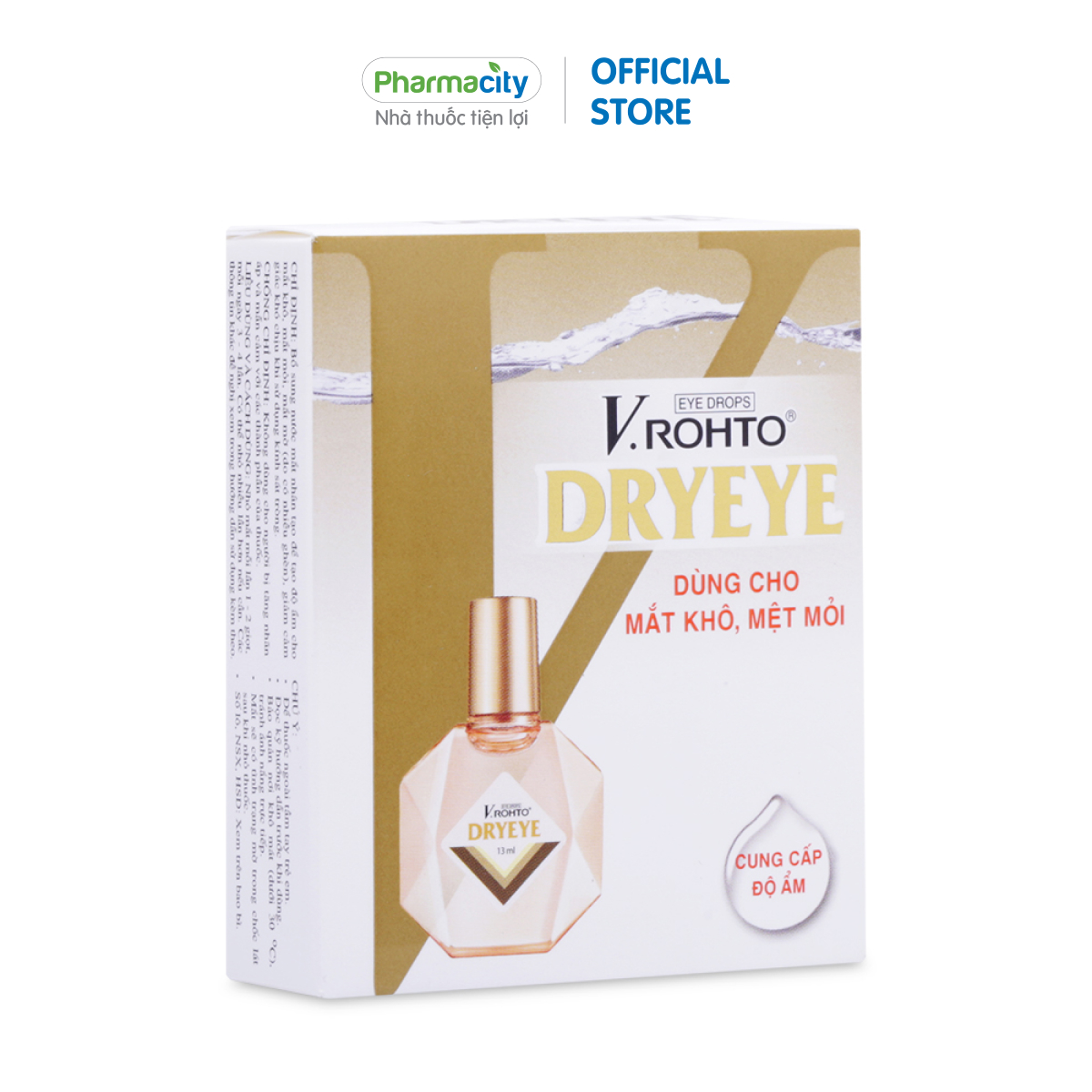 Thuốc nhỏ mắt cấp ẩm V.Rohto Dryeye dành cho mắt khô, mệt mỏi (13ml)