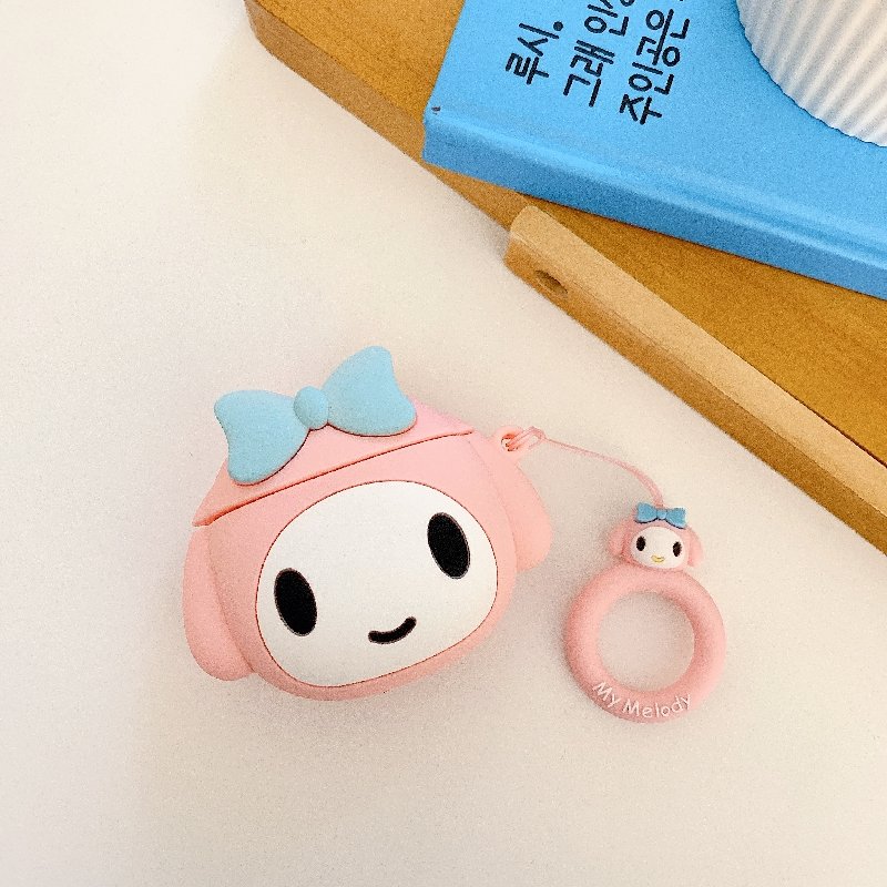 Vỏ bảo vệ bao đựng tai nghe bluetooth case dành cho air pods 1, 2 chống va đập – Hình dáng siêu đáng yêu - Hàng nhập khẩu