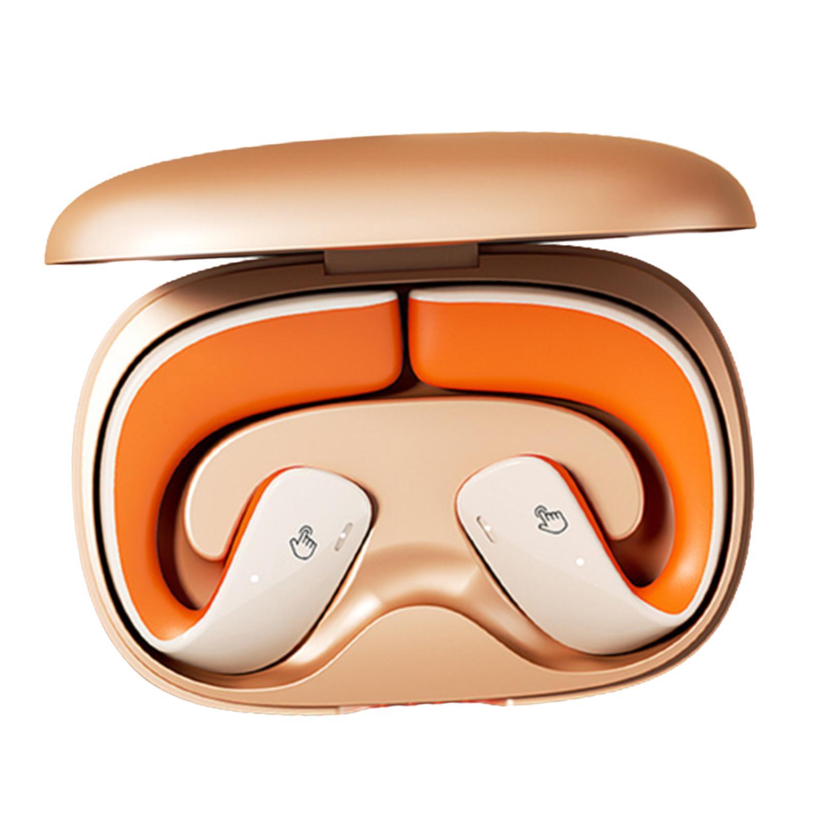 Wireless Clip on Headphones Touch Control V5.3 Earphones for Outdoor Workout