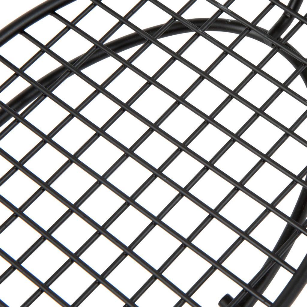 2x Stainless Steel French Fries Chips Appetizer Serving Basket Sauce Holder