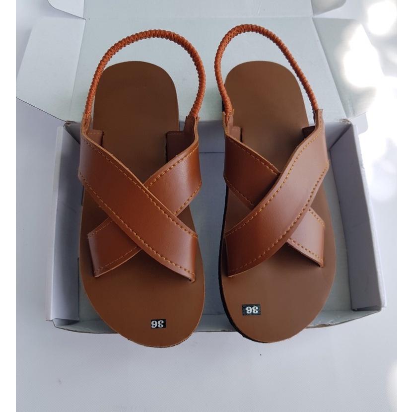 sandal đồng nai dép quai hậu nữ ( đế bò quai bò hậu thun ) size từ 34 nữ đến 42 nữ