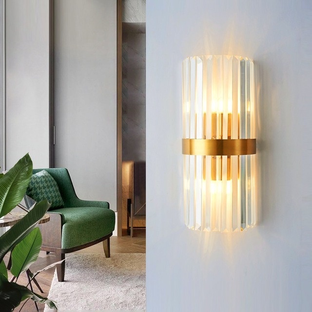 Đèn gắn tường trang trí pha lê cao cấp hiện đại VPL05