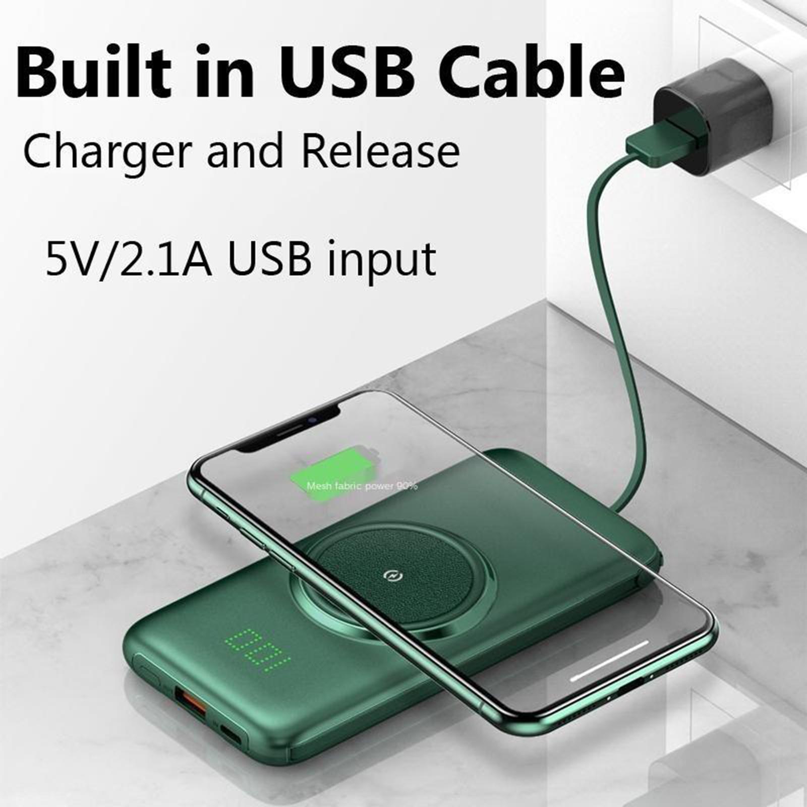 Wireless Charger Powerbank Battery Charger For IOS/Android