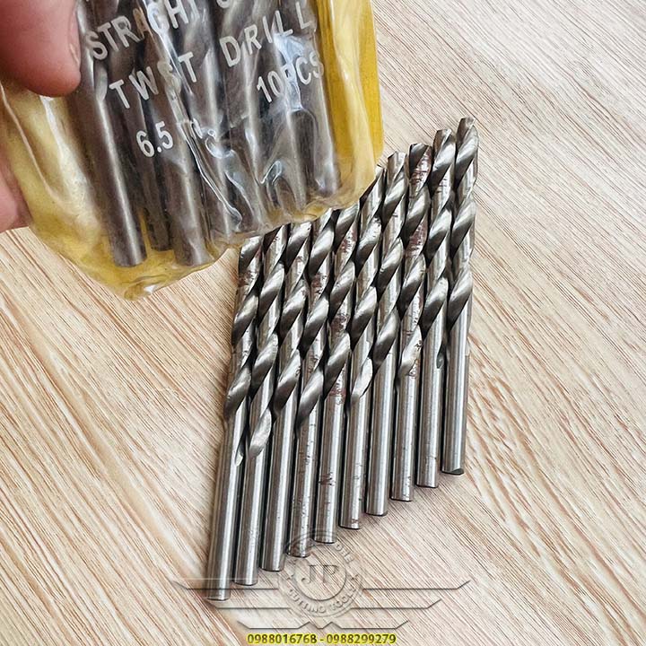 COMBO 10 Mũi Khoan Nhôm High speed steel Trắng Các Kích Cỡ