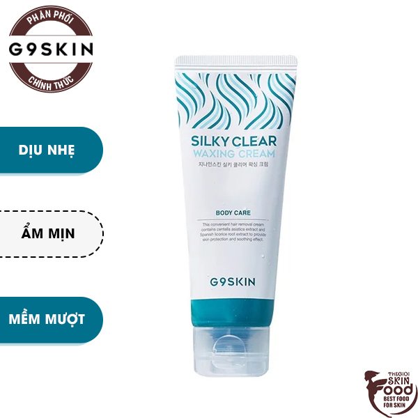 Kem Tẩy Lông Dịu Nhẹ, Không Gây Kích Ứng G9Skin Silky Clear Waxing Cream 100g