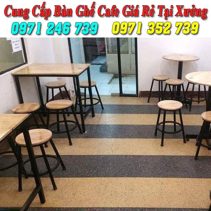 Bàn ghế gỗ cafe nhà hàng quán ăn