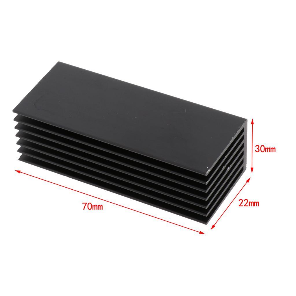 M.2 NVMe SSD Heatsink Cooler Solid State Drive Heat Sink Cooling Fin -Black