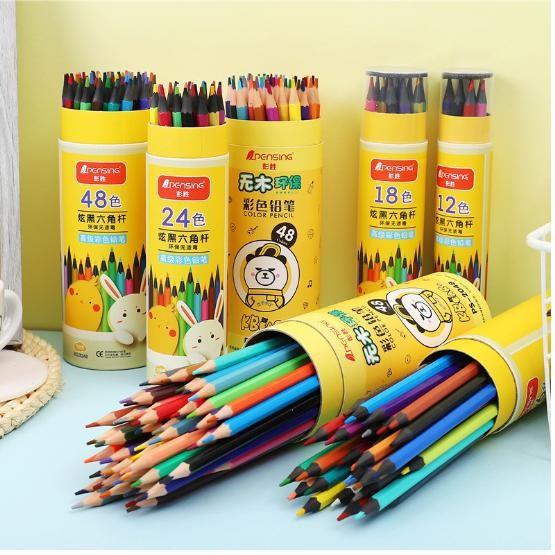 Hộp 36 bút chì màu cho bé thỏa sức tô màu, bộ 36 chút chì rẻ đẹp