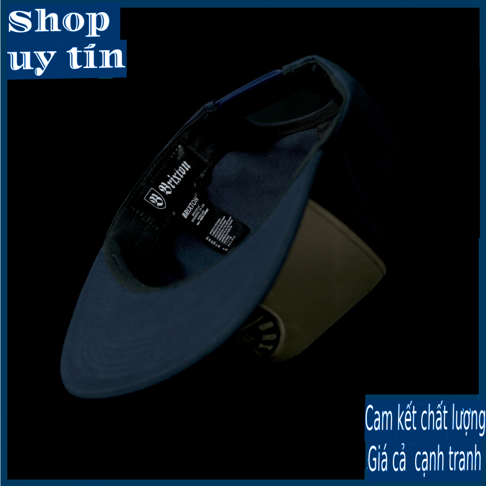[ Miễn ship / giảm giá ] MŨ NÓN LƯỠI TRAI NAM NỮ SNAPBACK VÀNH PHẲNG BT SUPPLY CÁ TÍNH - nâu xanh