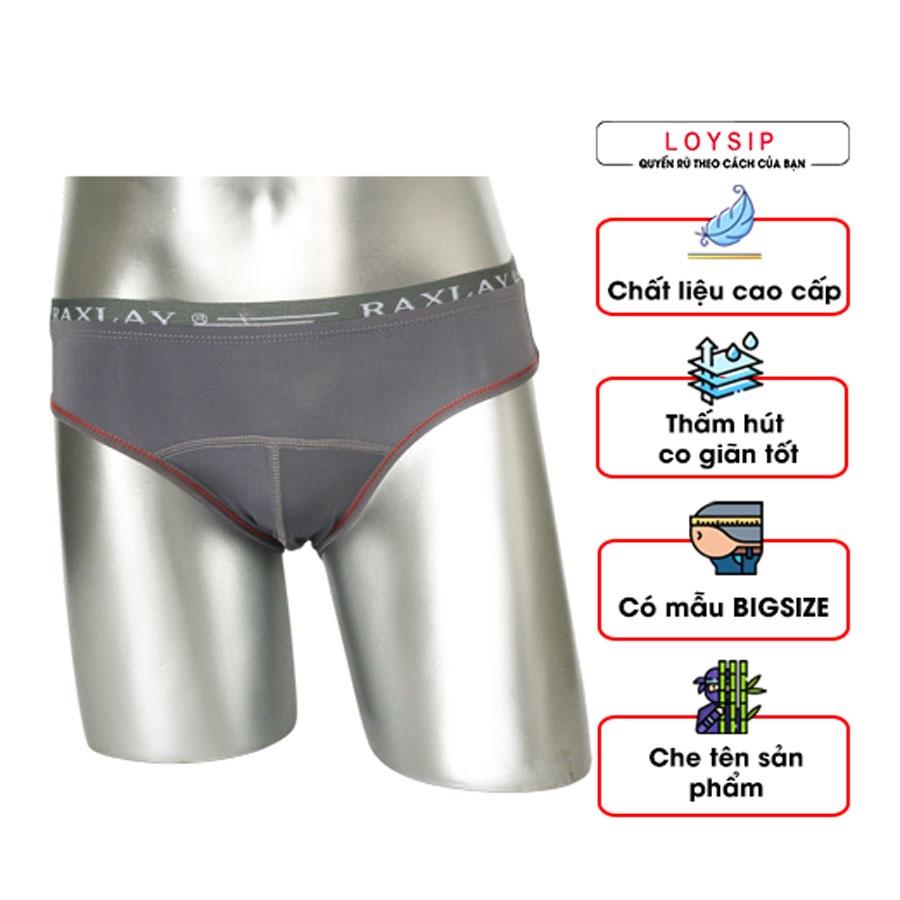 Quần lót nam tam giác thun lạnh - Quần sịp chéo nam bản lưng nhỏ cao cấp, co giãn và thấm hút tốt