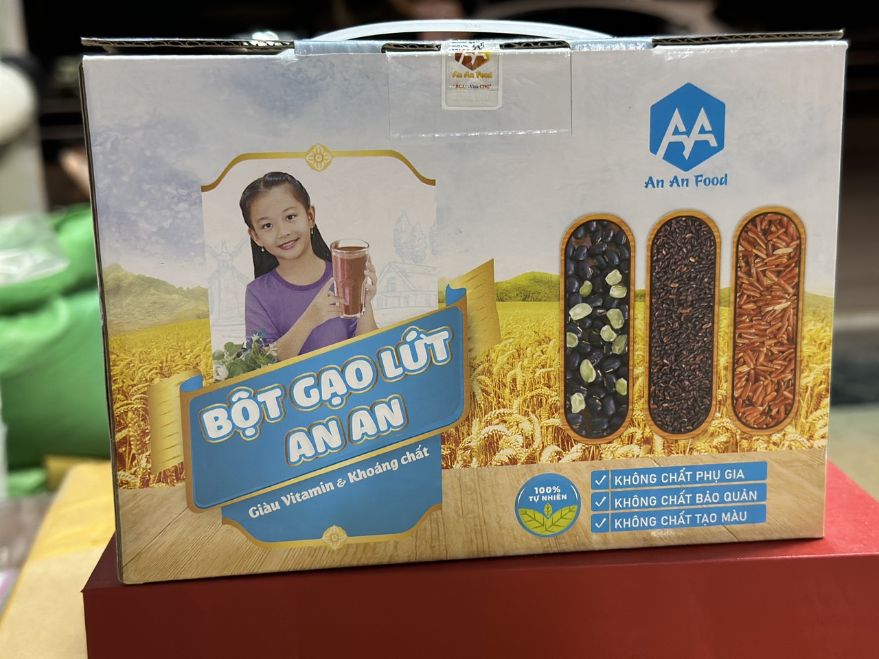 deal hời . bột gạo lứt tím , đậu đen xanh lòng , mè đen ( bột gạo lứt ANAN) thay thế bửa ăn , chăm sóc sưc khỏe , xương khớp , giấc ngủ
