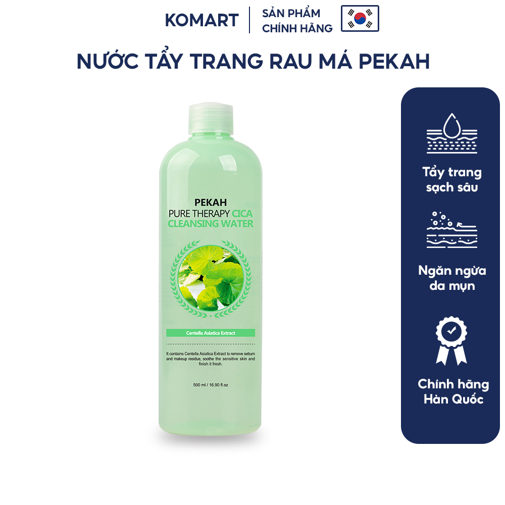 Nước Tẩy Trang Giảm Mụn PEKAH PURE THERAPY CICA CLEANSING WATER️