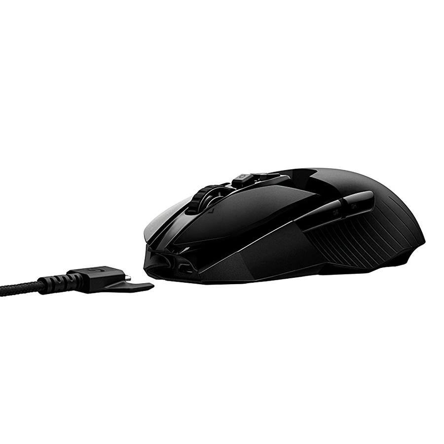 Chuột game không dây Lightspeed RGB Logitech G903 - Cảm biến Hero 25k, pin sạc 140h+, thiết kế thuận cả 2 tay, pin 180h, PC/Mac - Hàng chính hãng