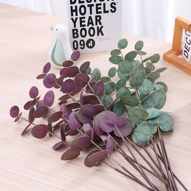 Chậu Cây Bạch Đàn Giả Kiểu Bắc Âu Đơn Giản Dùng Trang Trí