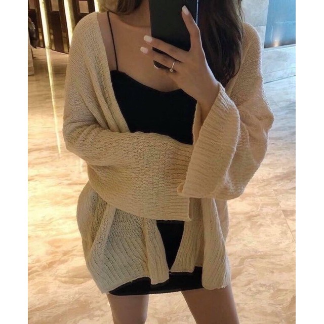 Áo Len Nữ - Cardigan Len Mỏng Ulzzang