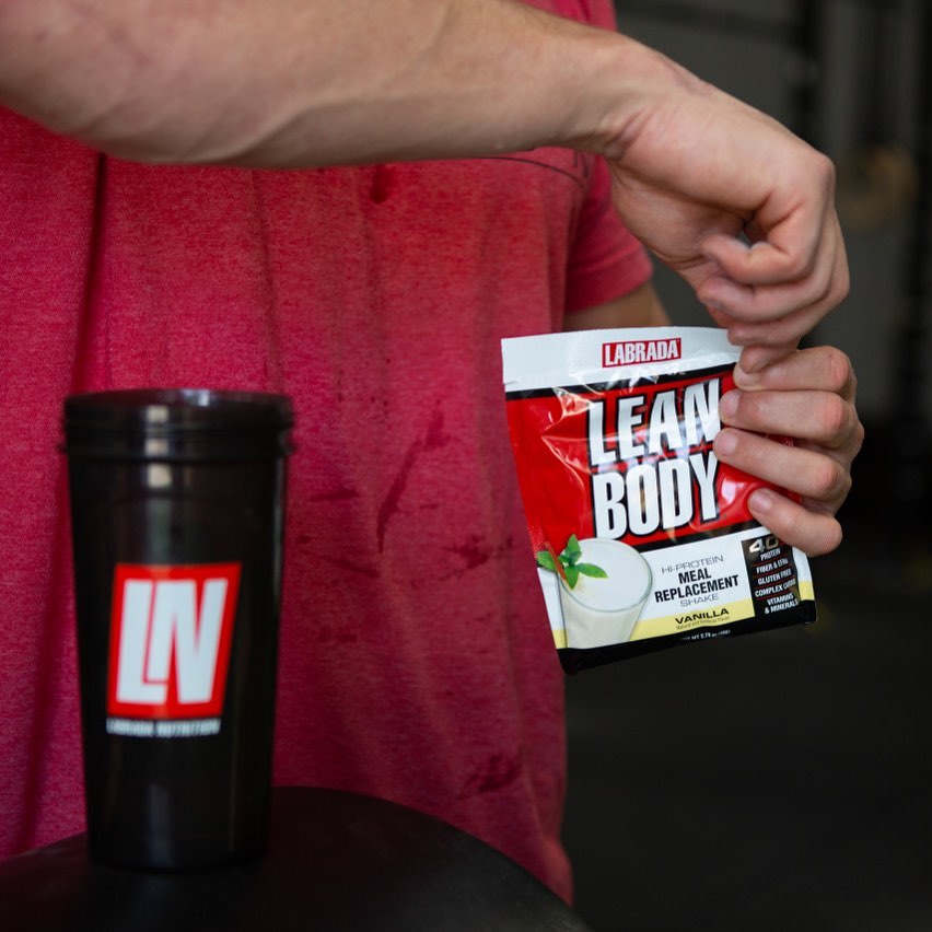 Labrada Lean Body , Sữa Thay Thế Bữa Ăn Tiện Lợi, Bổ Sung 40g Protein, 24g Tinh Bột Giàu Chất Xơ và 21 Vitamin Khoáng Chất, 79G/Gói