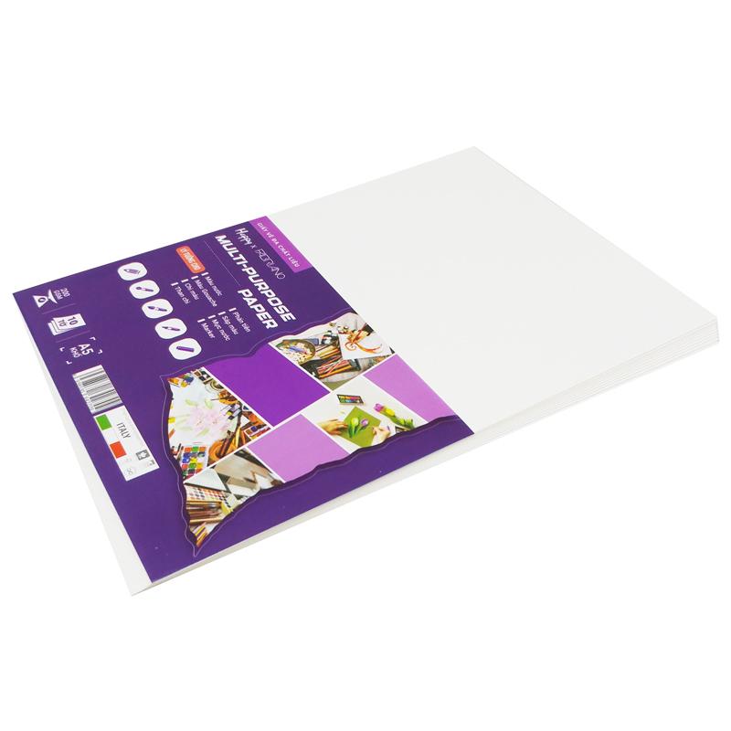 Bộ 10 Tờ Giấy Vẽ Đa Chất Liệu A5 200gsm Multi-Purpose Paper - Happy HA-MIX-A5-200G