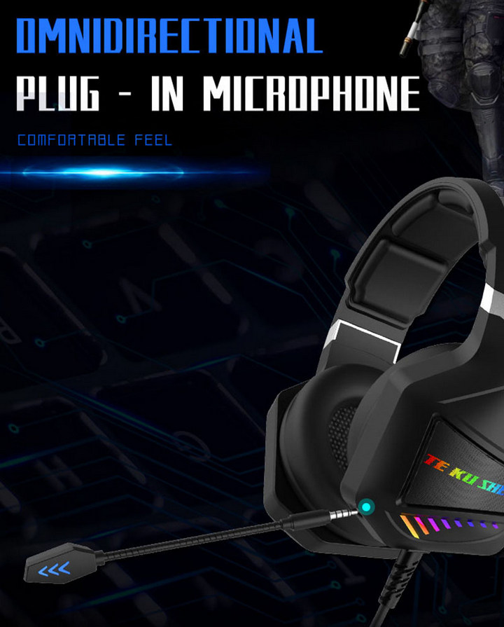 Tai Nghe Headphone Gaming K902 Có Dây, Led RGB, Âm Thanh Giả Lập 7.1 - Home and Garden